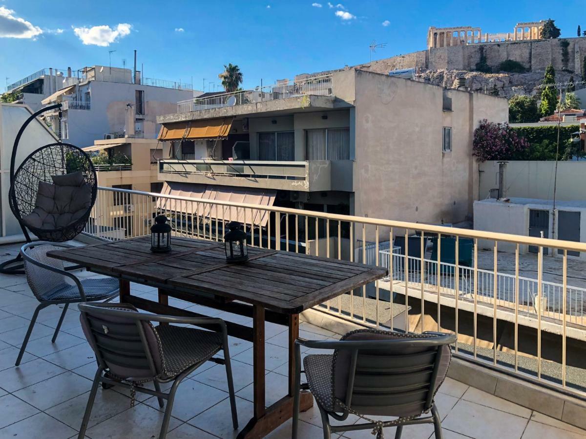 アテネAcropolis Amazing Balcony View 3 Minutes Walking To The Museumアパートメント エクステリア 写真