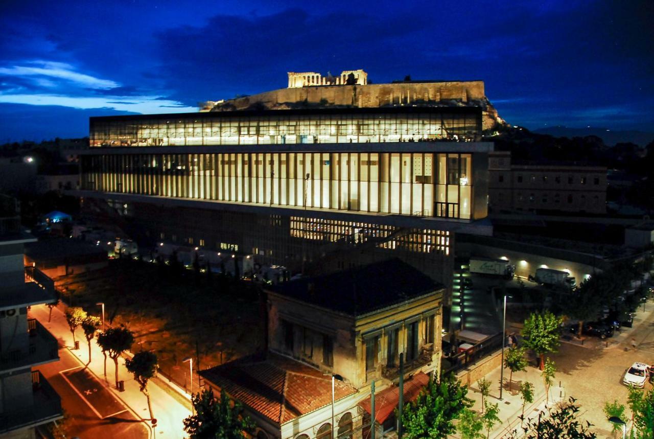アテネAcropolis Amazing Balcony View 3 Minutes Walking To The Museumアパートメント エクステリア 写真