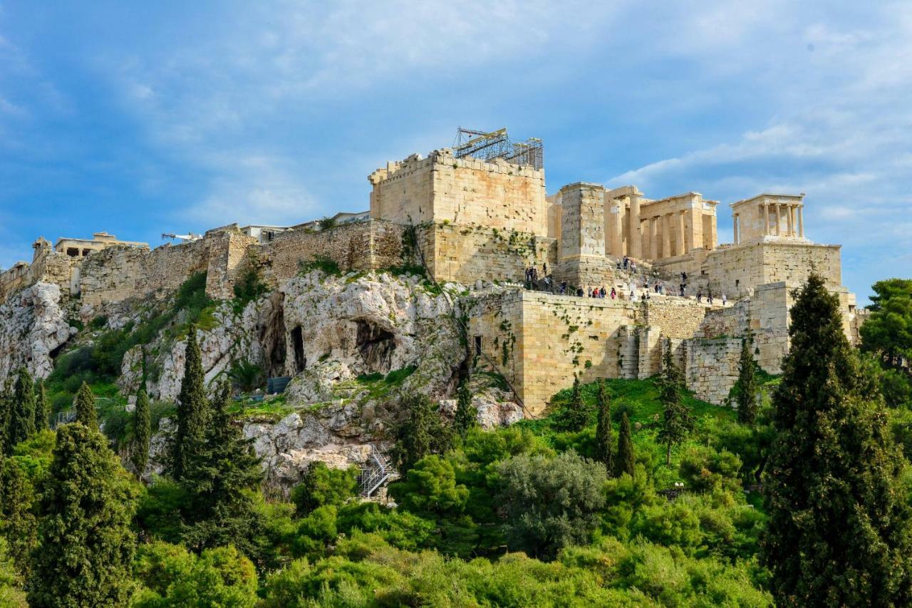 アテネAcropolis Amazing Balcony View 3 Minutes Walking To The Museumアパートメント エクステリア 写真